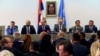 The resignations, announced on November 5, come amid escalating tensions in Kosovo involving the country’s ethnic Serb minority and the Kosovar majority who control most of the central government.