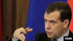 Russia -- President Dmitry Medvedev speaks at a meeting of Russia's State Council in Khabarovsk, 11Nov2011