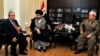  ديدار مقتدی صدر با مسعود بارزانی برای پايان دادن به تنش بین اربيل و بغداد