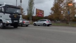 Дороги Керчи перегружены фурами после взрыва на Керченском мосту (видео)
