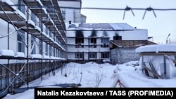 Здание центра профессиональной подготовки МВД в Сыктывкаре, Россия, 15 января 2026 года