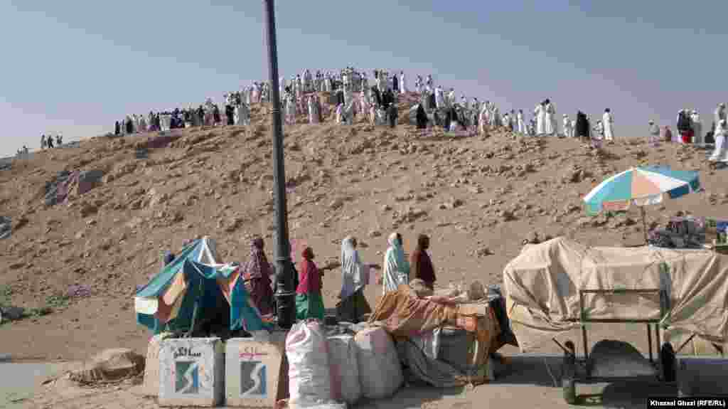 Mount Uhud near Medina City