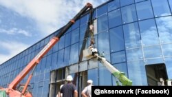 Будівництво Центру олімпійської підготовки в Сімферополі, 27 серпня 2021 року