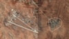 Авиабаза Шайрат после ракетного удара ВМС США. Фото из космоса. 7 апреля