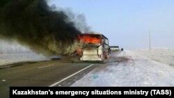 Кырсык болгон учурда «Икарус» автобусунда 57 киши бараткан. 18-январь, 2018-жыл.