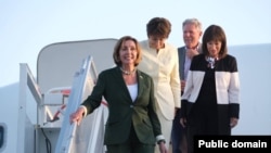 Спикер палаты представителей конгресса США Нэнси Пелоси прибыла в Ереван, 17 сентября 2022 года