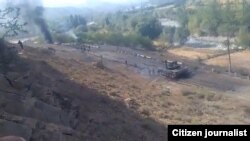 Столкновения на границе Кыргызстана и Таджикистана.