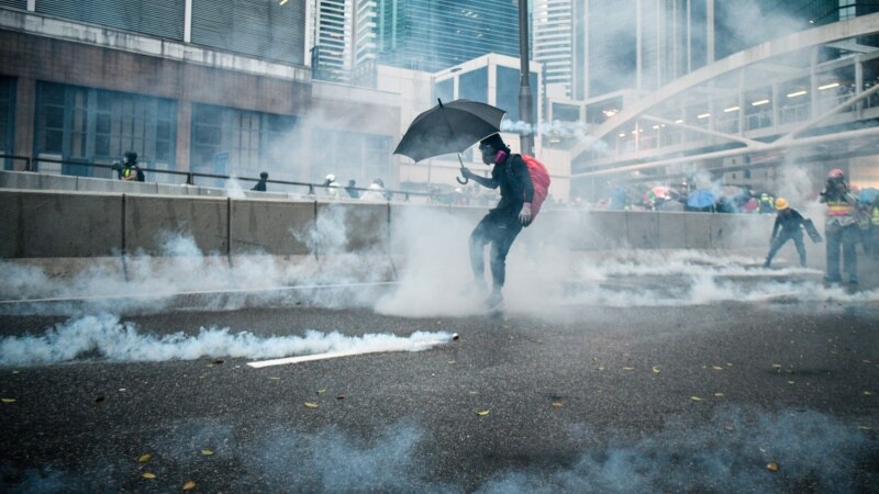 Protesta të dhunshme në Hong Kong