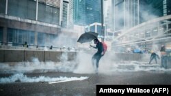 Protestat në Hong Kong më 31 gusht.