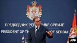 Vučić: Srbija ne može da učini ono što je protivno njenom Ustavu (Beograd, 31. oktobra 2023.)