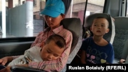 Жеңісгүл Ермұхаметтің балалары. Астана, 29 шілде 2015 жыл.
