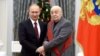 Russian President Vladimir Putin and Leonid Bronevoi (file photo)