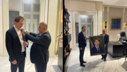 Бобаки Занҷонӣ бо Ҳасан Асадуллозода, раиси "Ориёнбонк".