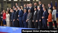 Grupna fotografija učesnika samita EU-Zapadni Balkan, Brisel, 18. decembar 2024.