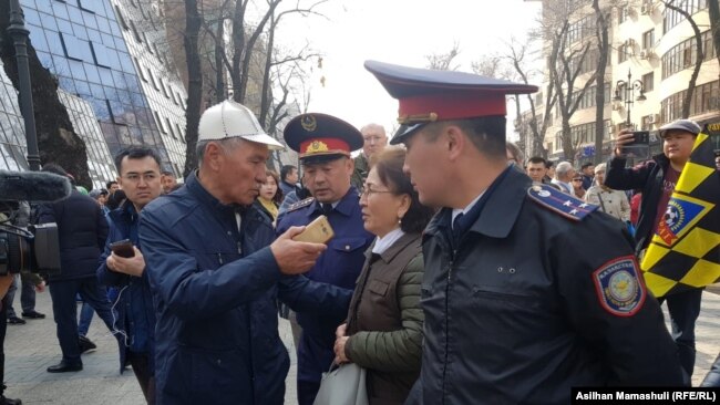 Задержания в Алматы. 22 марта 2019 года.
