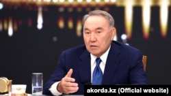  Kazakh President Nursultan Nazarbaev (file photo)