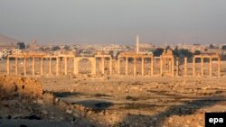 Pamje nga qyteti i lashtë sirian, Palmira