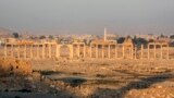 Vedere generală a ruinelor antice de la Palmyra.