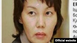 Фотография экс-председателя статагентства Анар Мешимбаевой с сообщением о ее розыске на сайте финансовой полиции.
