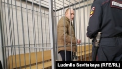 Артём Милушкин на заседании суда, Псков, 13 марта 2019 года