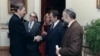 Микола Руденко (другий справа) і Рональд Рейган (ліворуч). Архівне фото