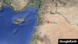 Авиабаза T-4 в сирийской провинции Хомс на карте