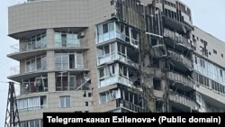 Последствия попадания БПЛА в жилой дом в Перми. 7 сентября 2026 года. Фото: Telegram-канал Exilenova+