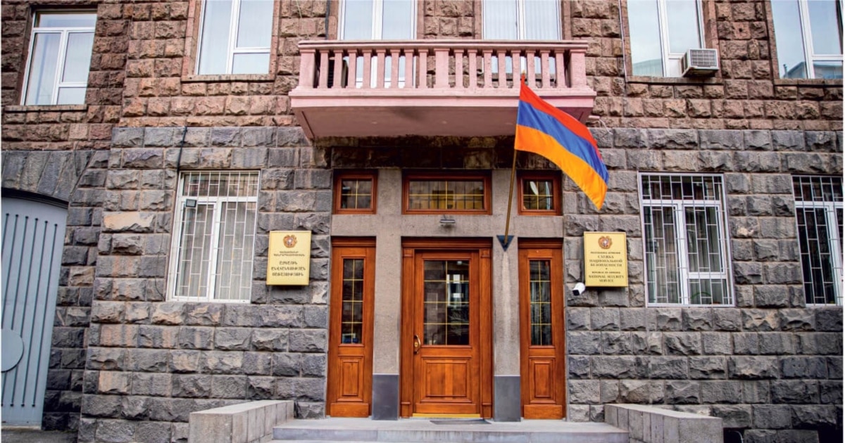 Man Held Over Molotov Cocktail Attack On Armenian Security Service