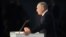 Руският президент Владимир Путин произнася годишното си обръщение към Федералното събрание в Москва, Русия, 21 февруари 2023 г. 
