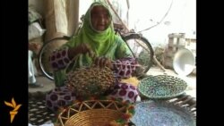 دستان هنرمند یک نابینا