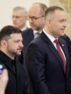 Президент України Володимир Зеленський і президент Польщі Кароль Навроцький  у Президентському палаці у Варшаві, Польща, 19 грудня 2025 року