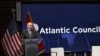 U.S. - Armenian Prime Minister Nikol Pashinian speaks at the Atlantic Council in Washington, February 5, 2025.