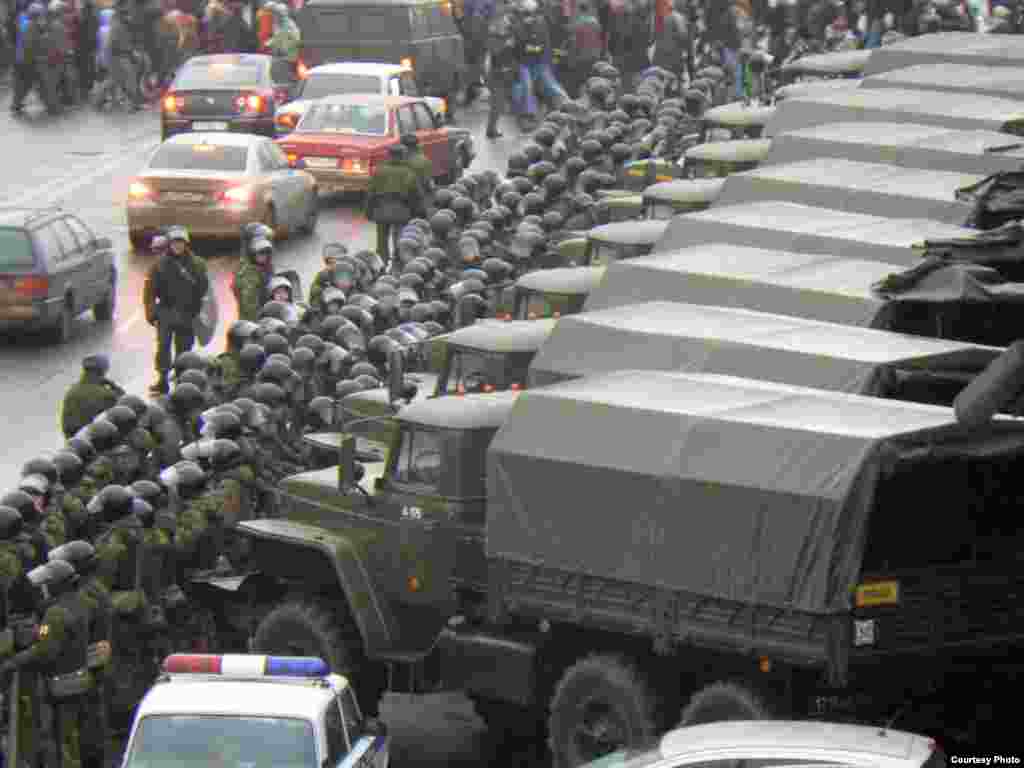 Russia-- Moscow, Russian Protests, Bolotnaya square, day of rally "For Fair Elections", 10Dec2011