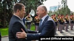 Pavel Filip și Jüri Ratas la Chișinău