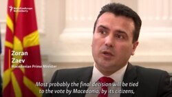 Macedonian PM Links Name Issue To EU Referendum