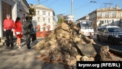 Реконструкция Большой Морской в Севастополе, архивное фото