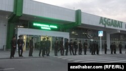 Aşgabadyň halkara aeroporty.