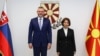 Predsednici Slovačke i Severne Makedonije,Peter Pelegrini i Gordana Siljanovska-Davkova, Skoplje, 14. oktobar 2025.