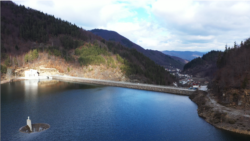 "Plovdivtsi" dam near Rudozem, Bulgaria - drone video screenshots