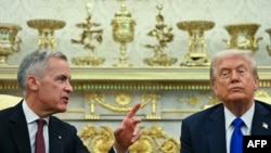 دیدار دونالد ترامپ با مارک کارنی، نخست‌وزیر کانادا، ۷ اکتبر، واشینگتن