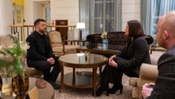 Уладзімір Зяленскі, Сьвятлана Ціханоўская, Дзяніс Кучынскі, Вільня, 26 студзеня 2026 