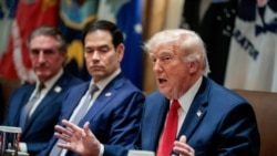 Američki predsjednik Donald Trump na sastanku kabineta u Bijeloj kući 27. maja.