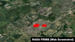 НПЗ "Славнефть-ЯНОС" в Ярославле после удара украинских беспилотников в ночь на 26 апреля