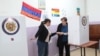 Armenia - Voting is underway in a local election in a district west of Yerevan, November 16, 2025.
