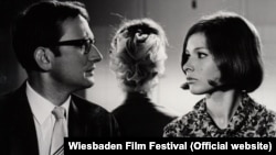 Кадр из фильма Ингрид Решке "Мы разводимся" (ГДР, 1967)