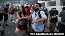 Protest u Atini 9. jula