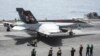 An F/A-18E Super Hornet prepares to launch from the flight deck of the aircraft carrier USS Nimitz. (file photo)