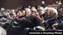 Iranian musicians monthly gathering in Tehran on January 15, 2017.