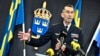 Швециянын Куралдуу күчтөрүнүн жогорку командири, генерал Бюден Стокгольмдогу басма сөз жыйынында, 16-май, 2022-жыл. 