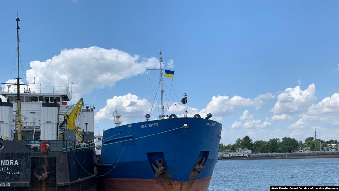 Zaplenjeni ruski tanker